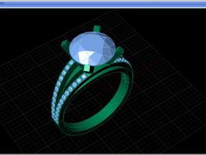 wedding ring 3D Print Model
