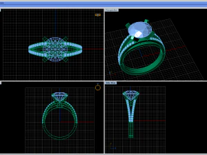 wedding ring 3D Print Model