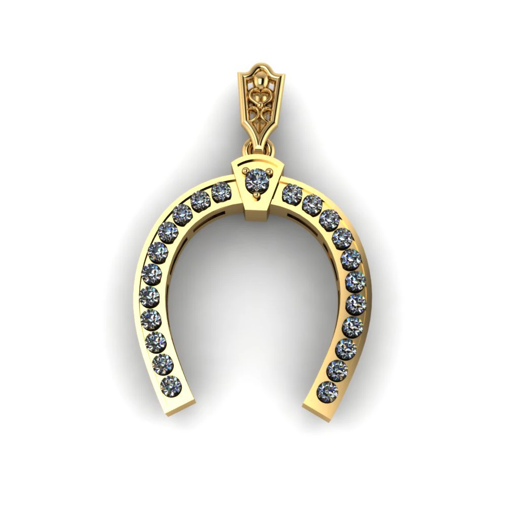 horseshoe 3D Print Model .c4d .max .obj .3ds .fbx .stl .blend 