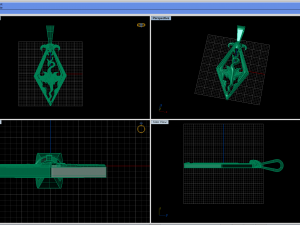 skyrim dragon Model do druku 3D
