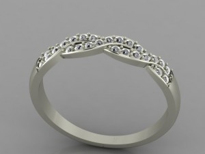 pigtail ring 3D Print Model