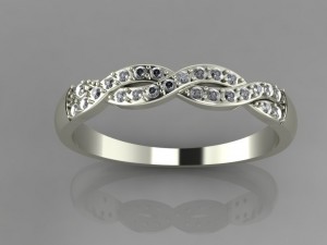 pigtail ring 3Dプリントモデル