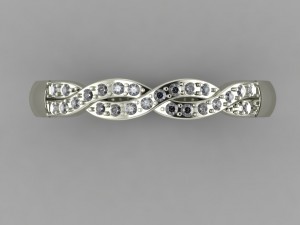pigtail ring 3Dプリントモデル