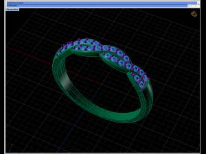 pigtail ring 3D Print Model