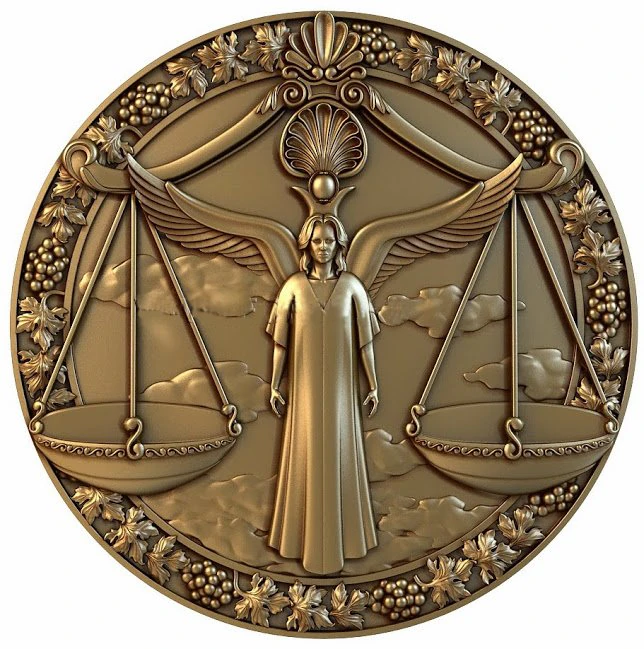 libra pendant 3D Print Model .c4d .max .obj .3ds .fbx .stl .blend 