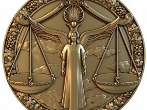 libra pendant 3D Print Model