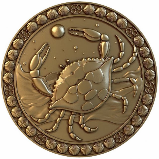 cancer 3D Baskı Modeli .c4d .max .obj .3ds .fbx .stl .blend 