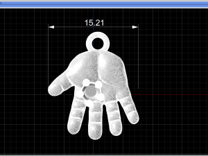 hand pendant Modello di stampa 3D