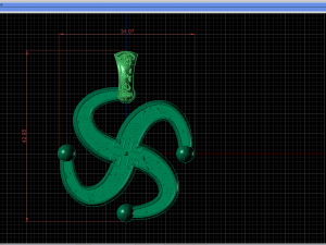 pendant coronet Modello di stampa 3D