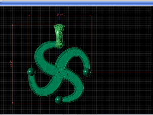 pendant coronet 3D Print Model