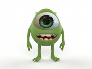 mike wazowski 3D 모델