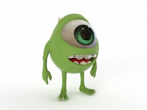 mike wazowski 3D 모델