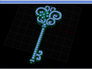 tiffany key 3D Baskı Modeli
