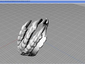 claws ring 3D Print Model