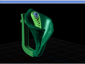 flower earring 3D-printmodel