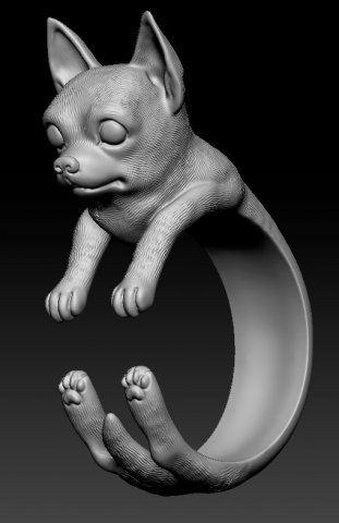 chich dog model Modèles 3D en vedette .c4d .max .obj .3ds .fbx .stl .blend