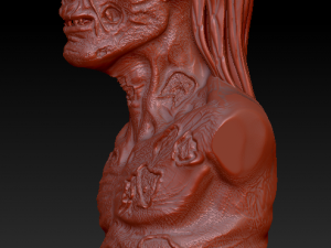 crypt keeper bust 3D Print Model