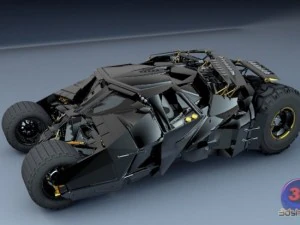 배트모빌 3D 모델