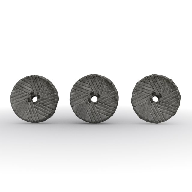 mill stone 3 lods Modelo 3D .c4d .max .obj .3ds .fbx .stl .blend 