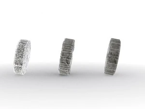 mill stone 3 lods 3D Model