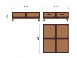 coffee table 3D-Modell