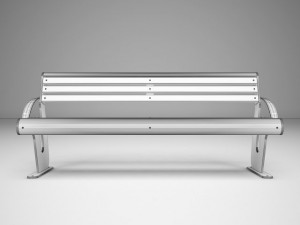 bench for park or garden 3D Model