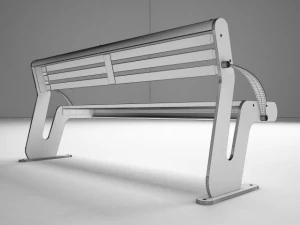 bench for park or garden 3D Model