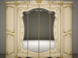 wardrobe for bedroom Model 3D