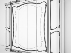 wardrobe for bedroom 3D Модель