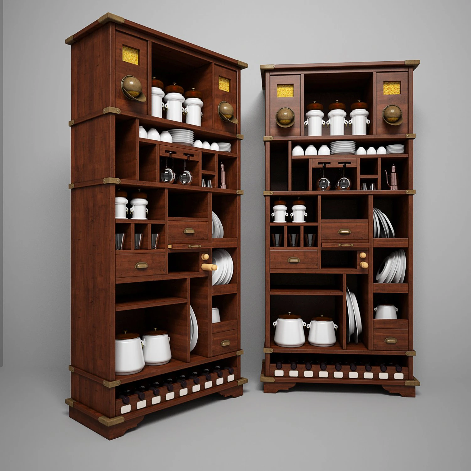 armario para cocina Modelo 3D .c4d .max .obj .3ds .fbx .stl .blend 