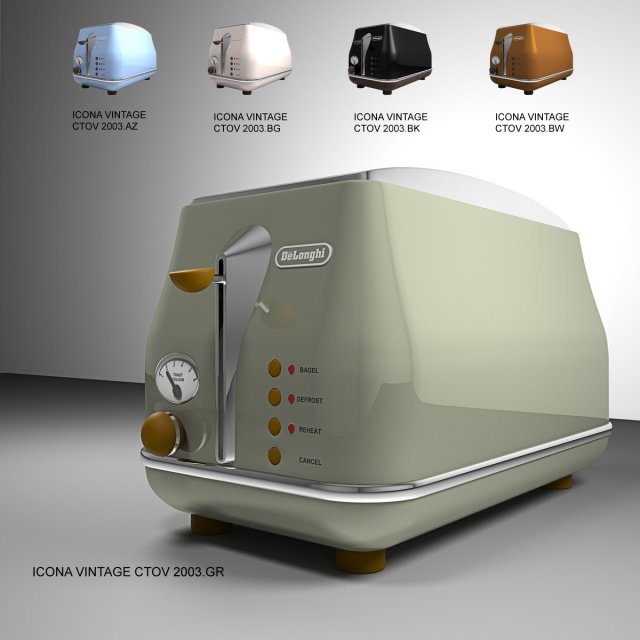 Delonghi vintage icona toaster shop