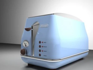 toaster icona vintage 3D Model