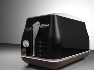 toaster icona vintage 3D मॉडल
