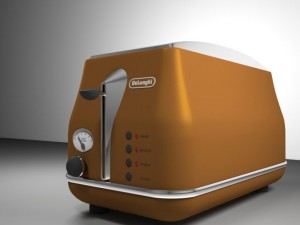 toaster icona vintage 3D मॉडल