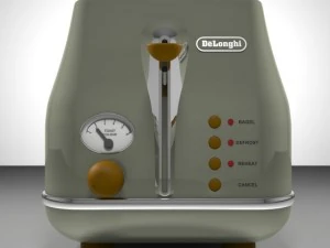 toaster icona vintage 3D Model