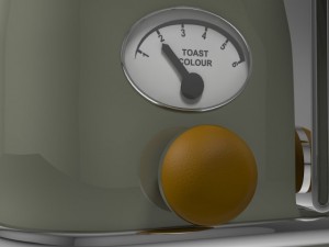 toaster icona vintage 3D मॉडल