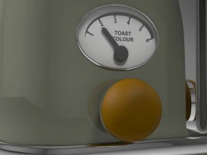 toaster icona vintage 3D Model