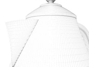 kettle icona vintage 3D Model