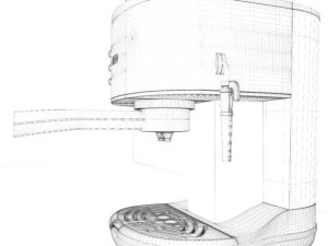 coffe machine espresso 3D Model