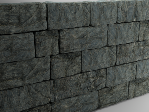 natural stone wall 3D Модель