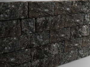 natural stone wall 3D Model