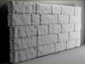natural stone wall 3D Model