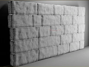 natural stone wall 3D Model