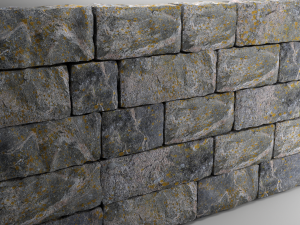 natural stone wall 3D Model