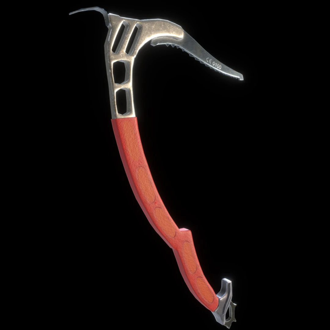 ice axe 3D Model .c4d .max .obj .3ds .fbx .stl .blend 