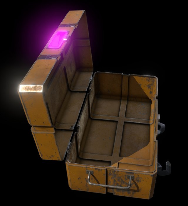 loot crate 3D 모델 .c4d .max .obj .3ds .fbx .stl .blend 