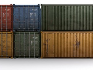 cargo asset set Model 3D