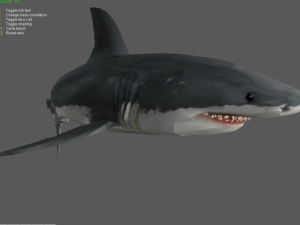 tiburon objfbx Model 3D