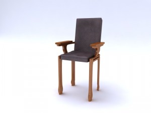 chair leather Modelo 3D