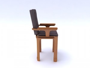 chair leather 3D 모델